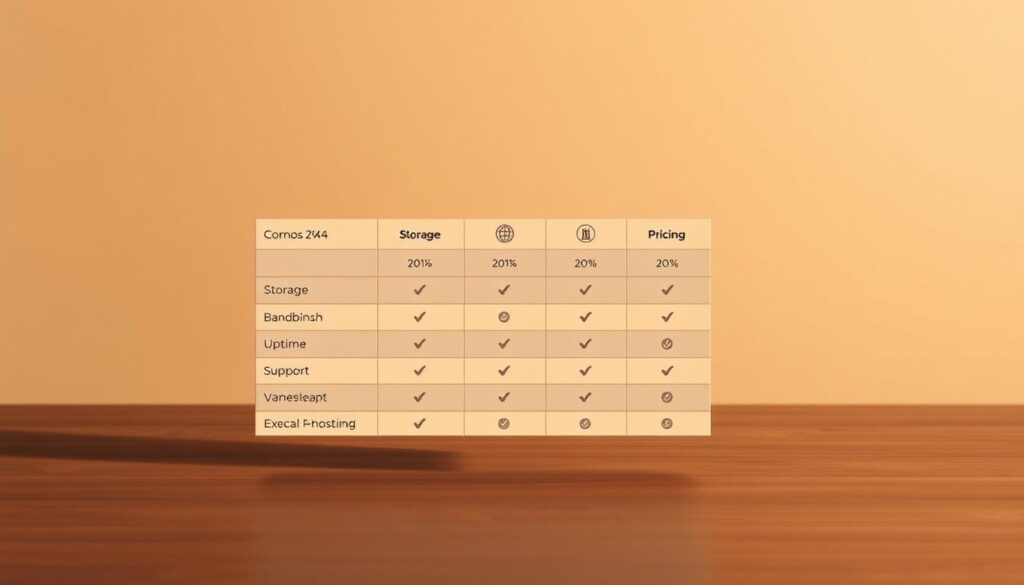 comparing web hosting features